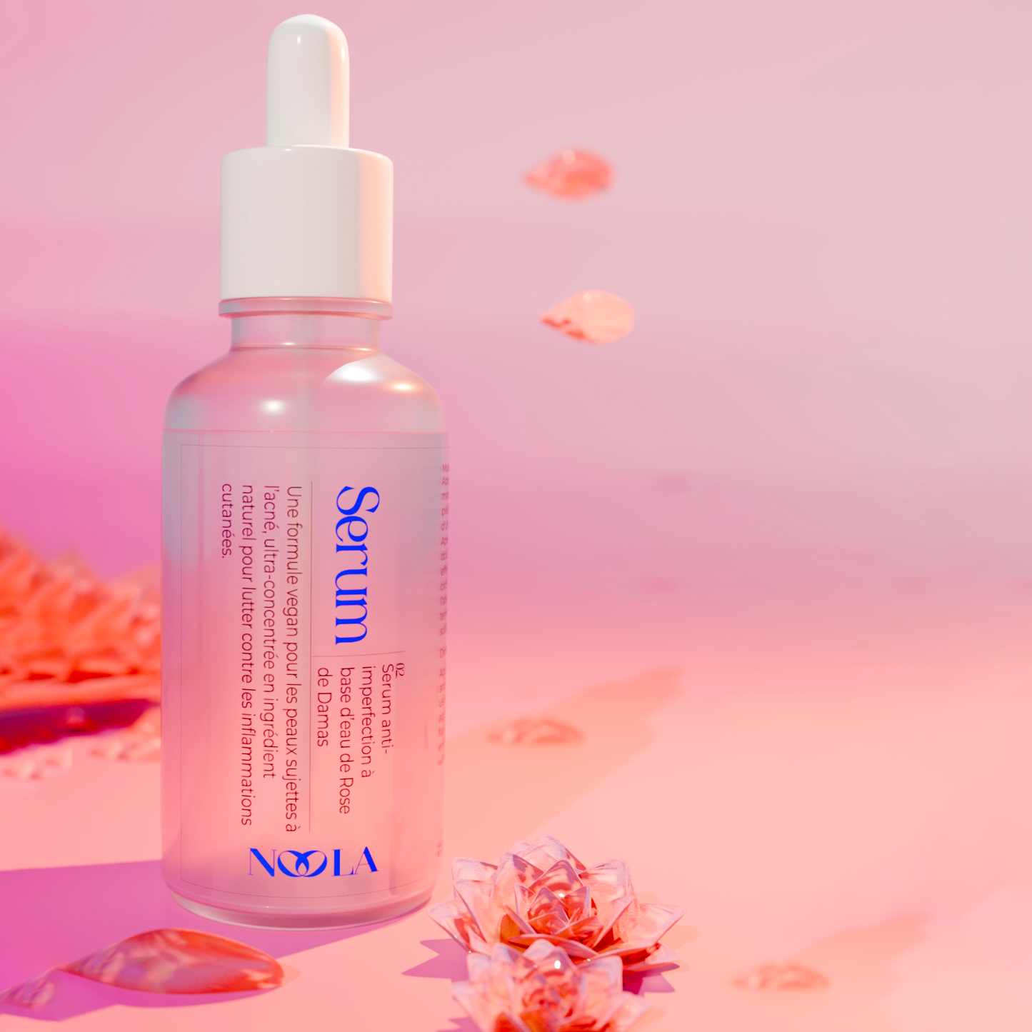 Sérum anti-imperfection à l'Eau de Rose de Damas
